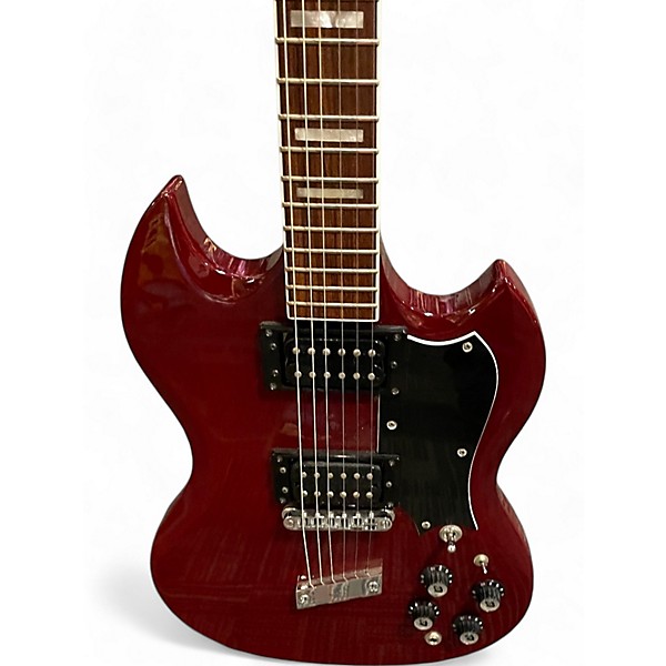 Used Guild S100 Cherry Solid Body Electric Guitar