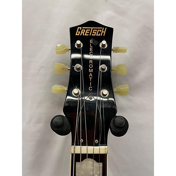 Used Gretsch Guitars Used Gretsch Guitars G5220 Electromatic Silver Sparkle Hollow Body Electric Guitar