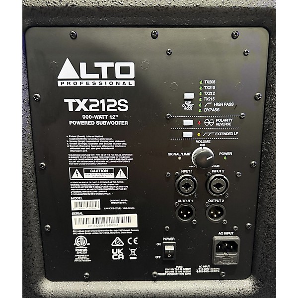 Used Alto TX212S Powered Subwoofer