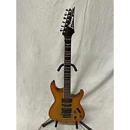 Used Ibanez Used Ibanez S470dxqm Orange Burst Solid Body Electric Guitar