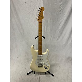 Used Fender Used Fender Artist Series Jimmie Vaughan Tex-Mex Stratocaster Aged White Solid Body Electric Guitar