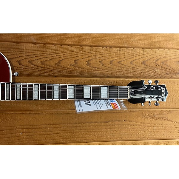 Used Gretsch Guitars Used Gretsch Guitars G5220 Electromatic Chrome Red Hollow Body Electric Guitar