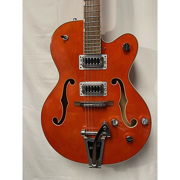 Used Gretsch Guitars Used Gretsch Guitars G5420T Electromatic Orange Hollow Body Electric Guitar