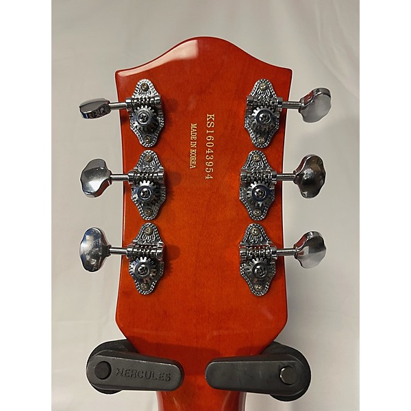 Used Gretsch Guitars Used Gretsch Guitars G5420T Electromatic Orange Hollow Body Electric Guitar