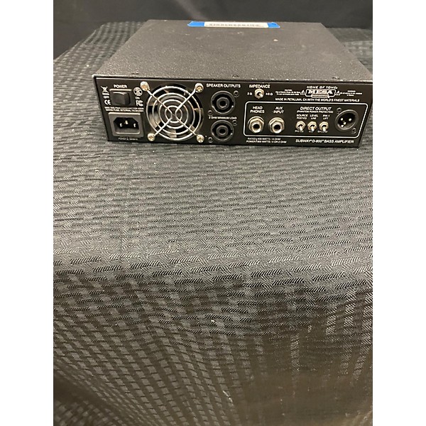 Used MESA/Boogie Subway D800 Bass Amp Head