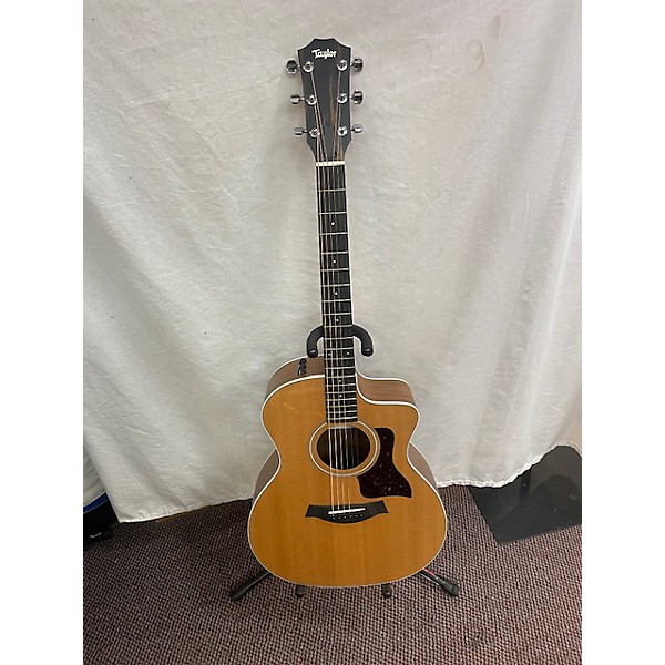 Used Taylor Used Taylor 214CE Natural Acoustic Electric Guitar