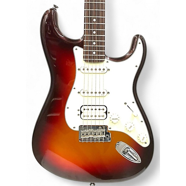 Used Fender Used Fender American Deluxe Stratocaster Plus HSS Mystic 3-Tone Burst Solid Body Electric Guitar