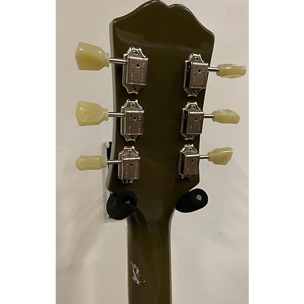 Used Epiphone Used Epiphone ES335 OLIVE GREEN Hollow Body Electric Guitar