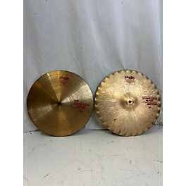 Used Paiste 14in 2002 Sound Edge Hi Hat Pair Cymbal