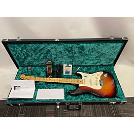 Used Fender Used Fender American Standard Stratocaster 3 Tone Sunburst Solid Body Electric Guitar