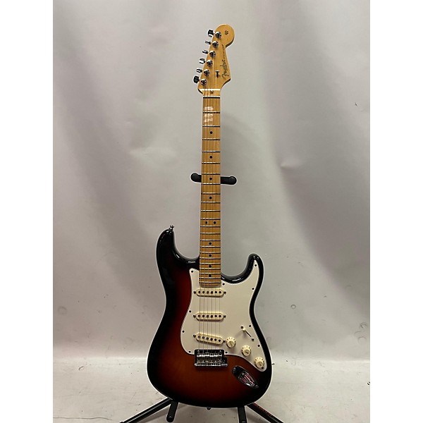 Used Fender Used Fender American Standard Stratocaster 3 Tone Sunburst Solid Body Electric Guitar