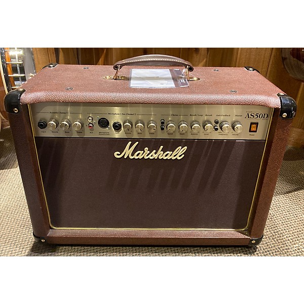 Used Marshall AS50D 50W 2X8 Acoustic Guitar Combo Amp