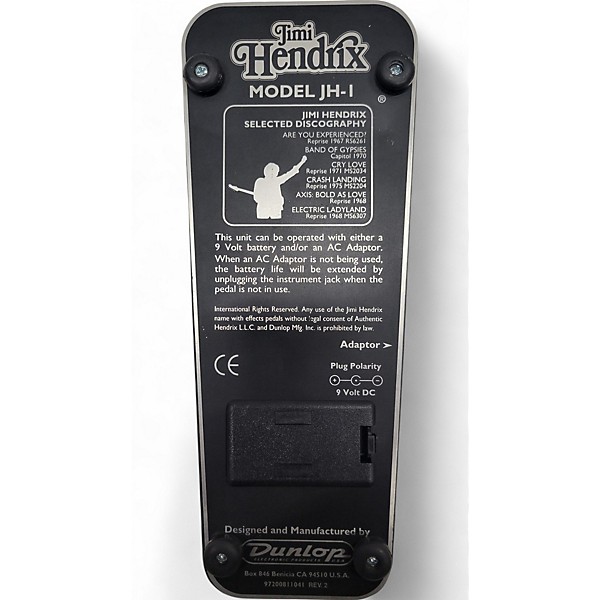 Used Dunlop Jh1 Effect Pedal