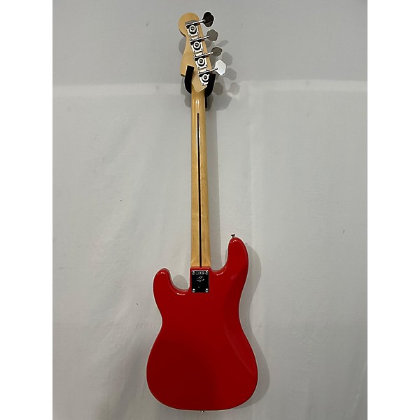 Used Fender Used Fender Limited International Color Precision Bass Morroco Red Electric Bass Guitar