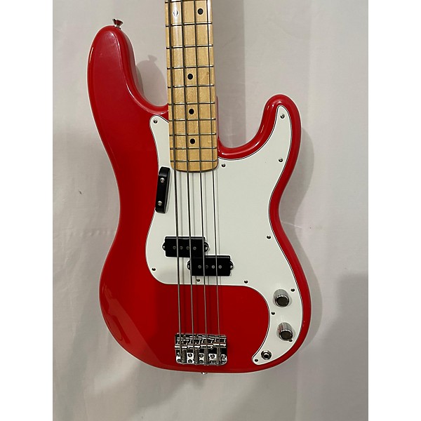 Used Fender Used Fender Limited International Color Precision Bass Morroco Red Electric Bass Guitar