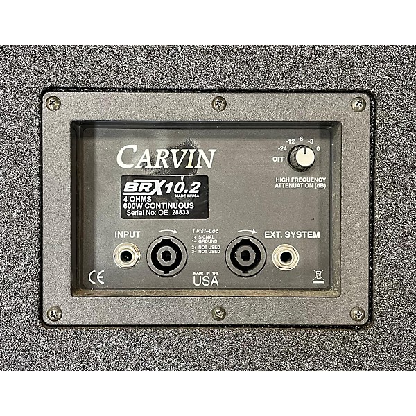 Used Carvin BRX10.2 Bass Cabinet