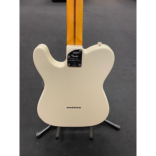 Used Fender Used 2023 Fender American Professional II Telecaster White Solid Body Electric Guitar