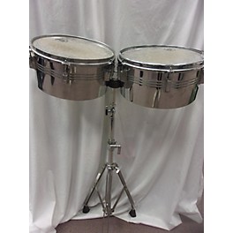 Used In Store Used Used Space Percussion Timbales W/ Gretsch Techware Concert Tom Stand Timbales