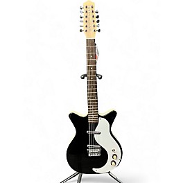 Used Danelectro Used Danelectro 59V2 Black And White Solid Body Electric Guitar