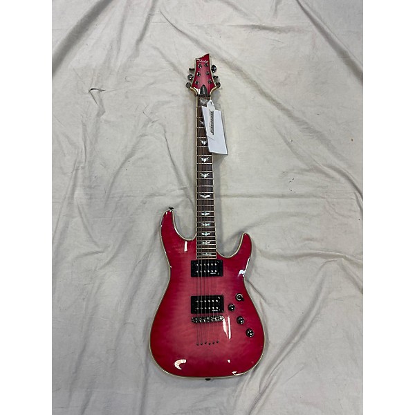 Used Schecter Guitar Research Used Schecter Guitar Research Omen Extreme 6 Hot Pink Burst Solid Body Electric Guitar