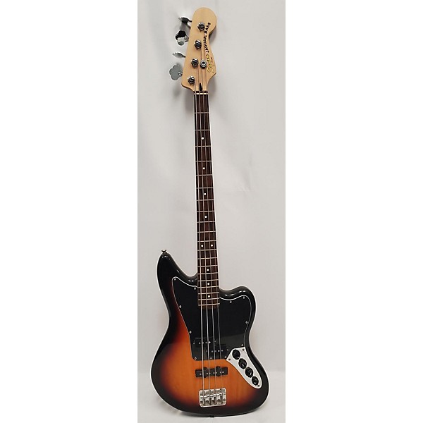 Used Used Squier Jaguar Bass 3 Tone Sunburst Electric Bass Guitar