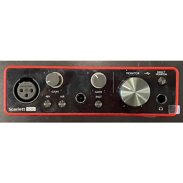 Used Focusrite Used Focusrite Scarlett Solo Gen 3 Audio Interface