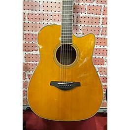 Used Yamaha FGC-TA Natural Acoustic Electric Guitar