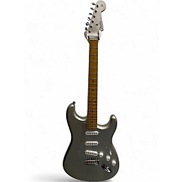 Used Fender H.E.R. Stratocaster Chrome Glow Solid Body Electric Guitar