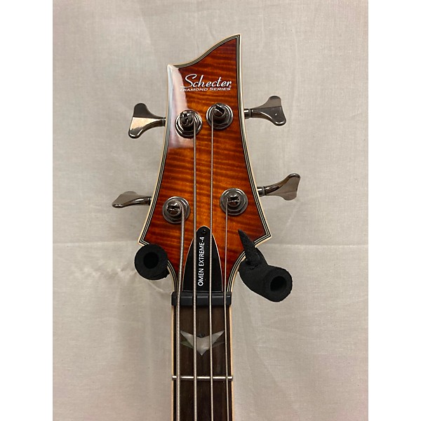 Used Schecter Guitar Research Used Schecter Guitar Research Omen Extreme 4 String Orange Electric Bass Guitar