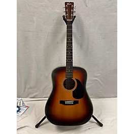 Used Fender Used Fender F-35 3 Tone Sunburst Acoustic Guitar