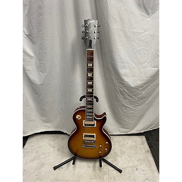 Used Gibson Used Gibson Les Paul Traditional Pro V Iced Tea Solid Body Electric Guitar