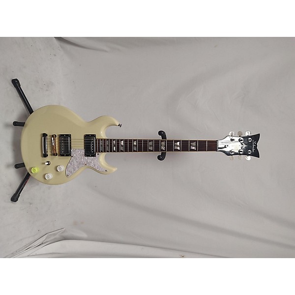 Used Schecter Guitar Research Used Schecter Guitar Research Diamond Series S1 Antique Ivory Solid Body Electric Guitar