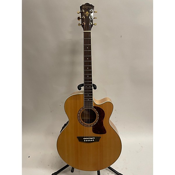 Used Washburn HJ40-SCE Acoustic Electric Guitar