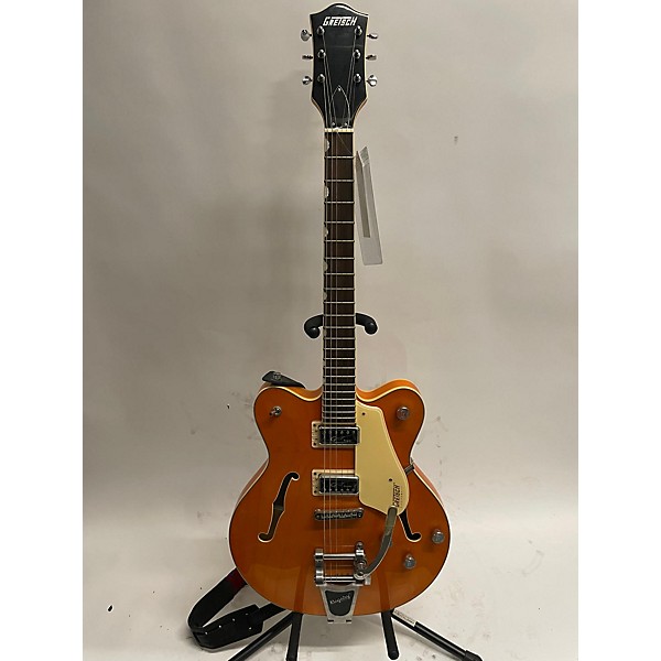 Used Gretsch Guitars Used Gretsch Guitars G5622T Electromatic Center Block Double Cut Bigsby Orange Stain Hollow Body Elec...