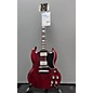 Used Gibson Used 2022 Gibson Custom Shop 1961 Les Paul SG Standard Reissue VOS Cherry Red Solid Body Electric Guitar thumbnail