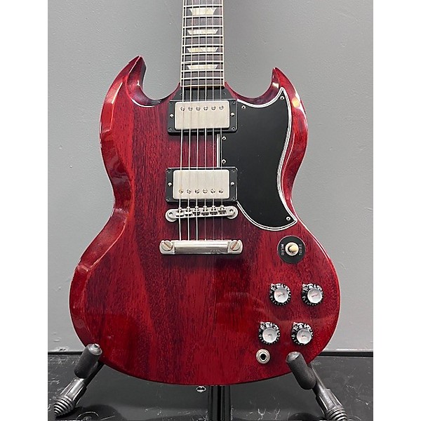 Used Gibson Used 2022 Gibson Custom Shop 1961 Les Paul SG Standard Reissue VOS Cherry Red Solid Body Electric Guitar