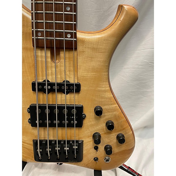 Used Used Marleaux Consat Custom Bolt-on 5 String Bass Natural Electric Bass Guitar