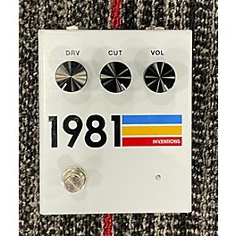 Used 1981 Inventions Used 1981 Inventions DRV Effect Pedal