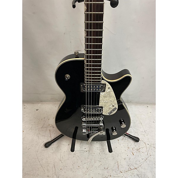 Used Gretsch Guitars Used Gretsch Guitars G5235T Pro Jet Black Solid Body Electric Guitar