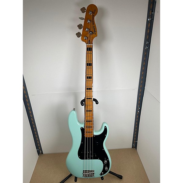 Used Used Squier Classic Vibe 1970S Precision Bass Surf Green Electric Bass Guitar