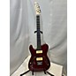 Used Harley Benton Used Harley Benton TE90QM Red Hollow Body Electric Guitar thumbnail