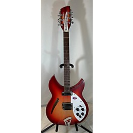 Used Rickenbacker Used Rickenbacker 330/12 Crimson Red Burst Hollow Body Electric Guitar