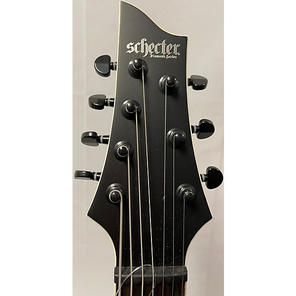 Used Schecter Guitar Research Used Schecter Guitar Research C-7 SLS Elite Evil Twin Black Solid Body Electric Guitar