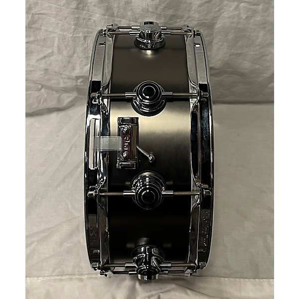 Used DW 5.5X14 Collector's Series Black Nickel Over Brass Drum