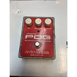 Used Electro-Harmonix Micro Pog Polyphonic Octave Generator Effect Pedal