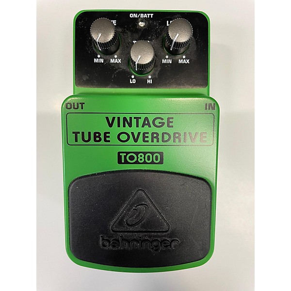 Used Behringer TO800 Vintage Tube Overdrive Effect Pedal