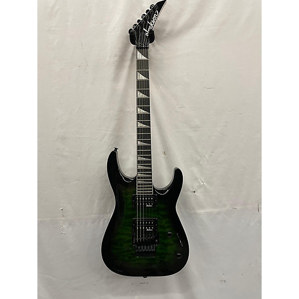 Used Jackson Used Jackson JS32Q Trans Green Solid Body Electric Guitar