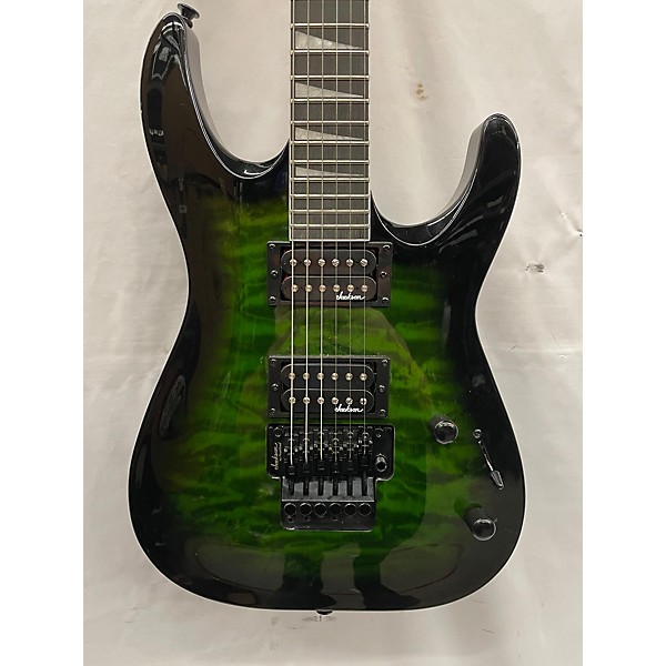 Used Jackson Used Jackson JS32Q Trans Green Solid Body Electric Guitar