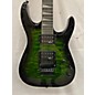 Used Jackson Used Jackson JS32Q Trans Green Solid Body Electric Guitar