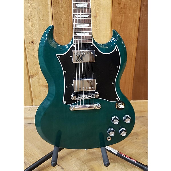 Used Gibson Used Gibson SG Standard Teal Solid Body Electric Guitar